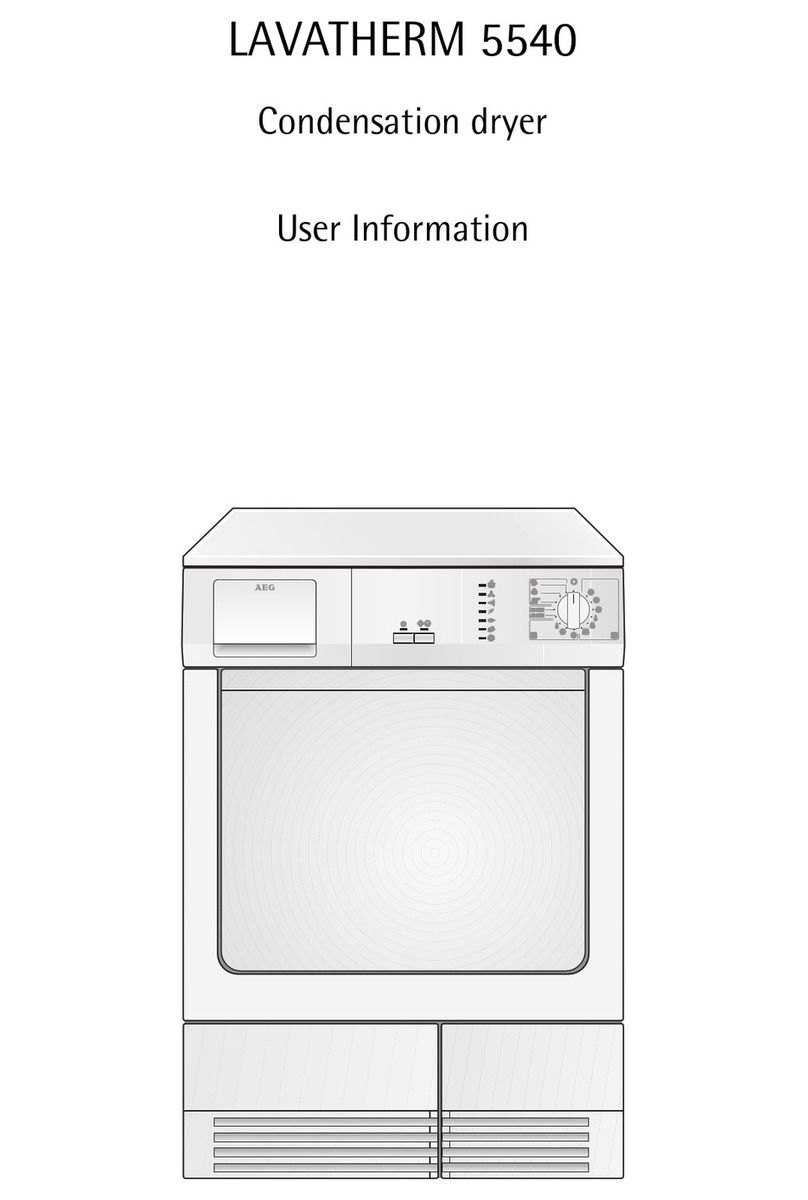 AEG LAVATHERM 5540 Operation manual