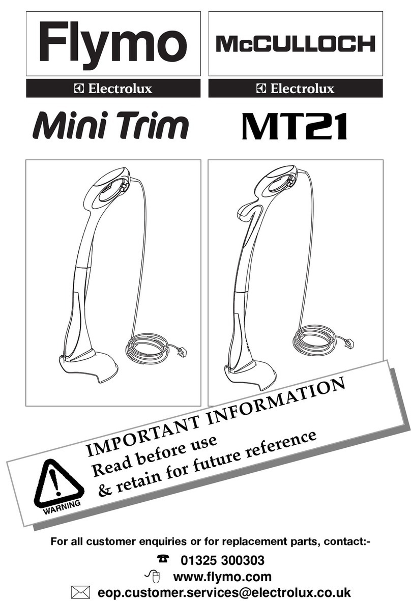 Electrolux Mini Trim MT21 operating instructions
