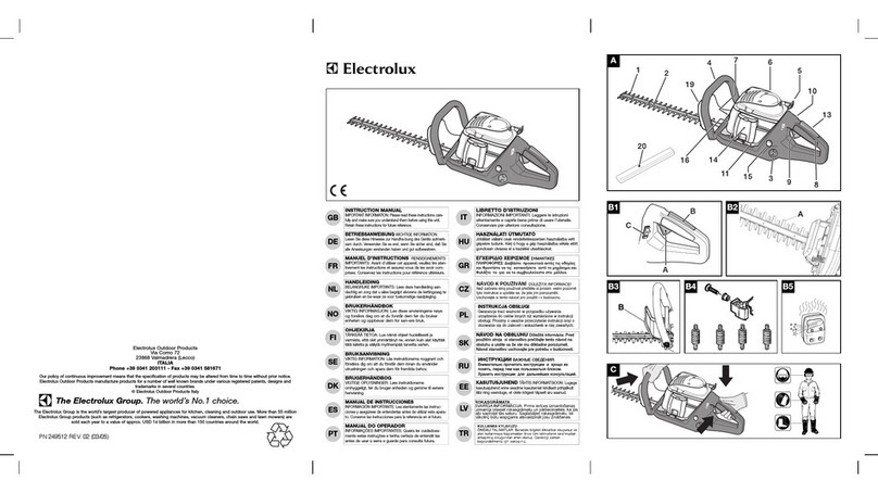 Electrolux HT020 instruction manual