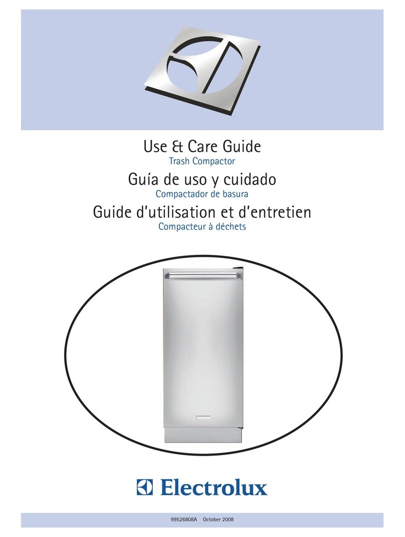 Electrolux 99526808A User manual