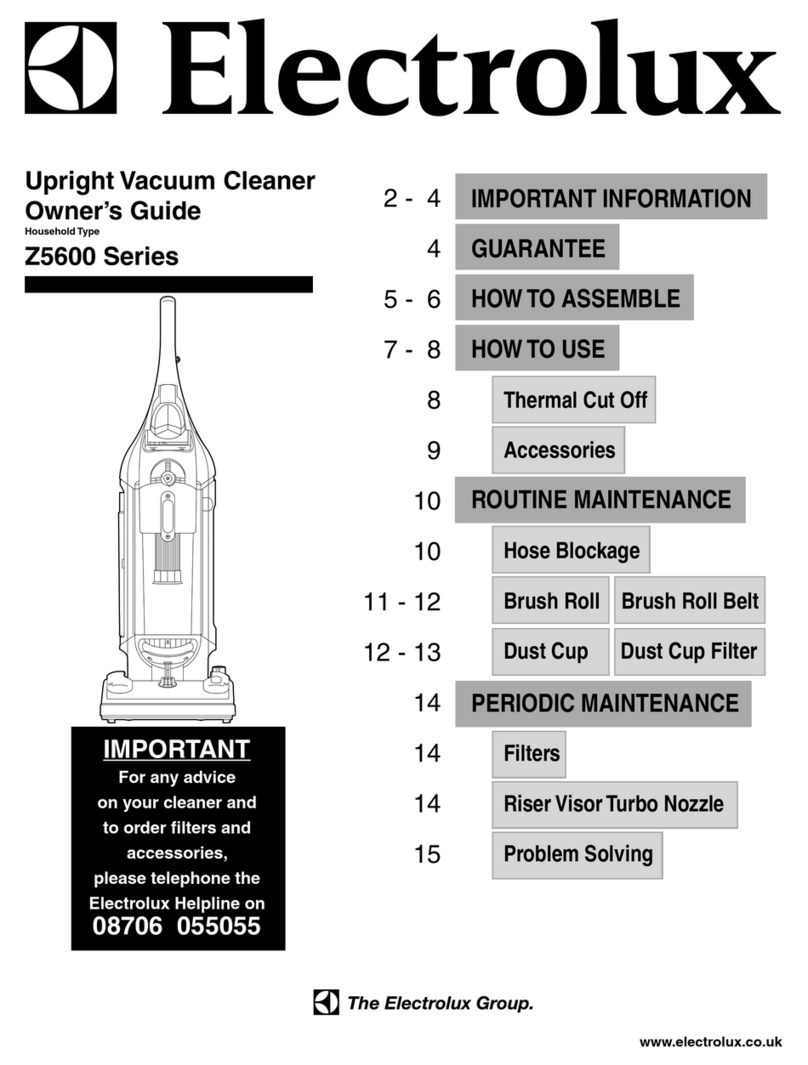 Electrolux Z5600 Series User manual