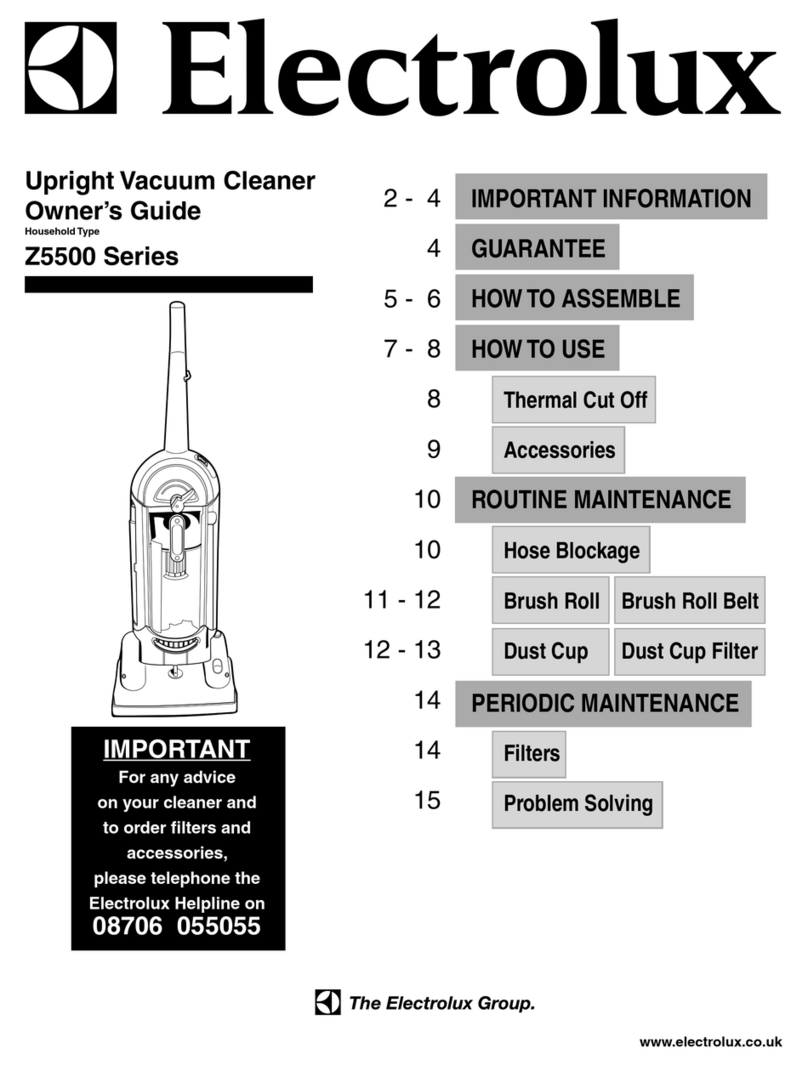 Electrolux Z5500 Series User manual