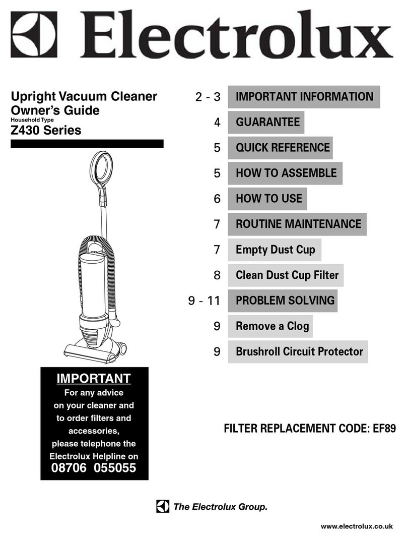 Electrolux Z430 Series User manual
