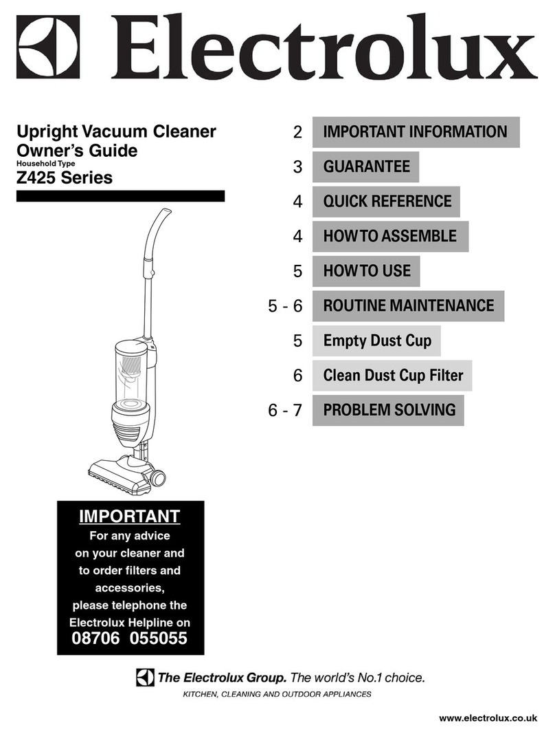Electrolux Z425 Series User manual