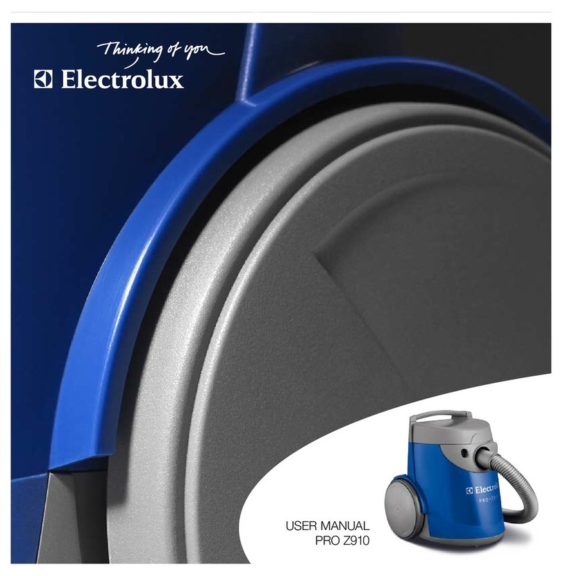 Electrolux Pro Z910 User manual