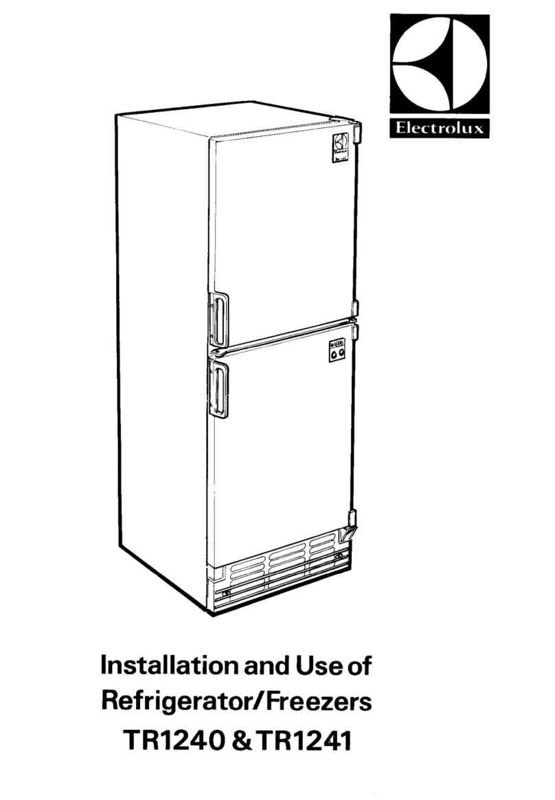 Electrolux TR1240 Installation and use