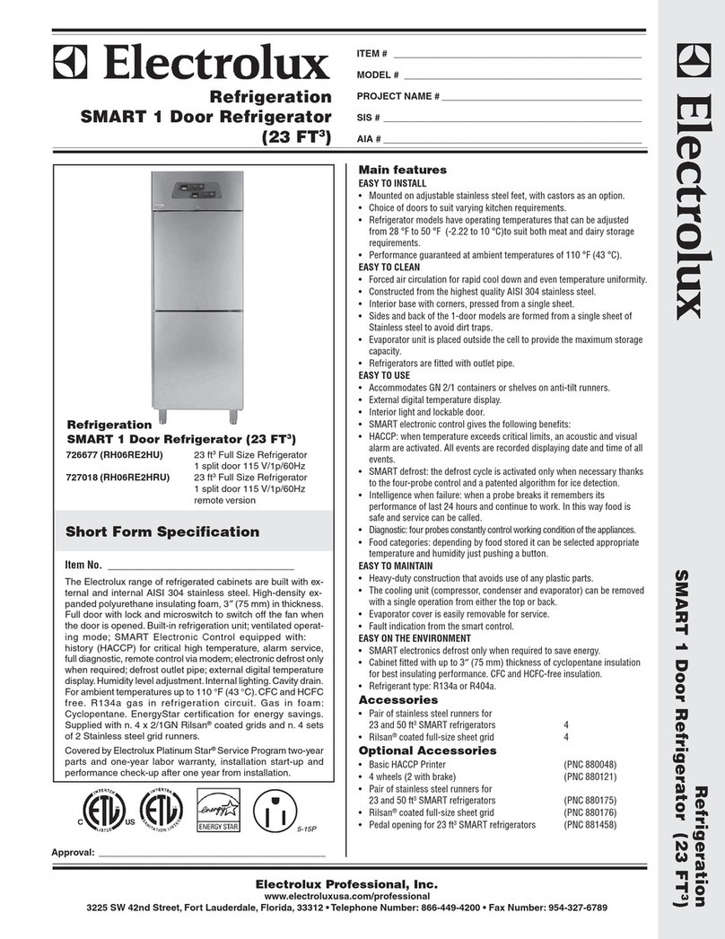 Electrolux SMART 726677 RH06RE2HU Specification sheet Electrolux SMART 726677 RH06RE2HU Specification sheet