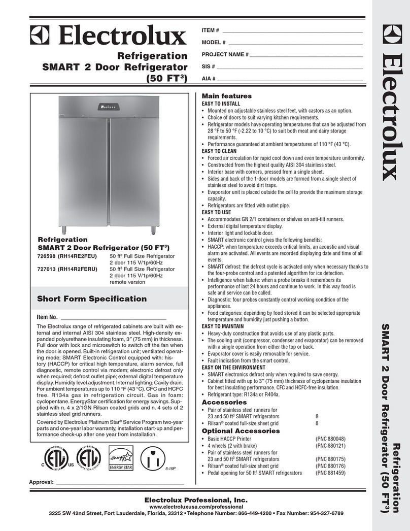 Electrolux SMART 726598 RH14RE2FEU User manual