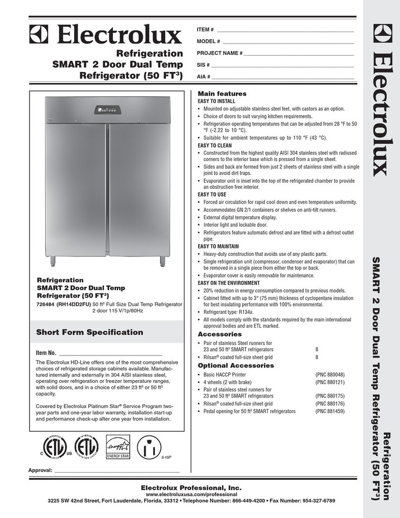 Electrolux SMART 726484 RH14DD2FU User manual Electrolux SMART 726484 RH14DD2FU User manual