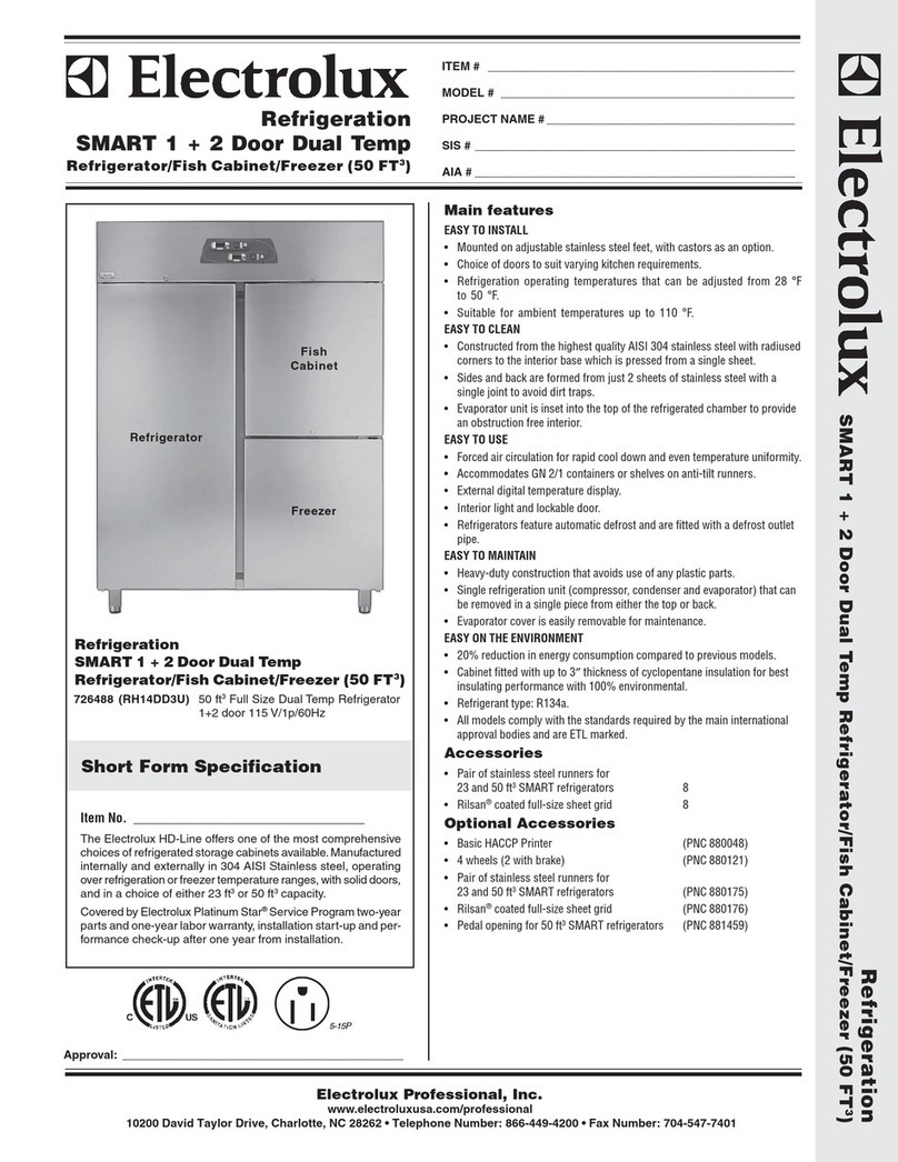Electrolux SMART 726488 RH14DD3U User manual