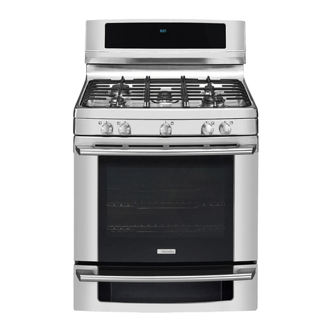 Electrolux EW30GF65G - 30'' Gas Range User manual