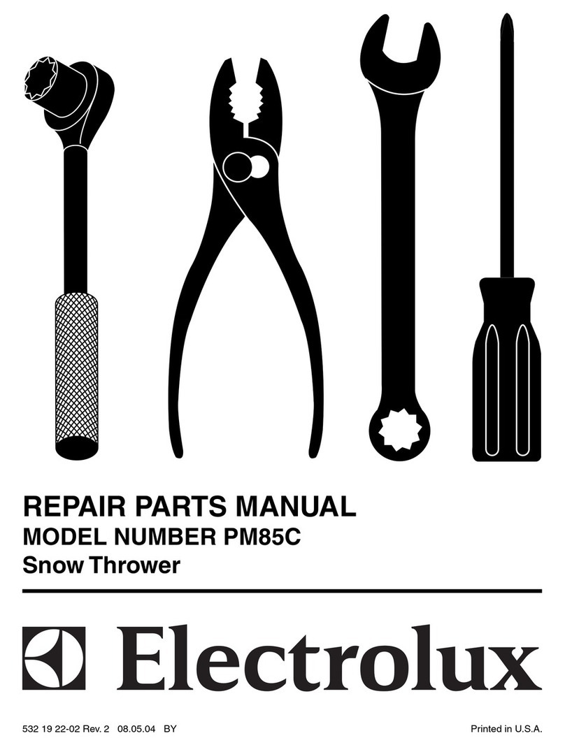 Electrolux PM85C Repair parts manual