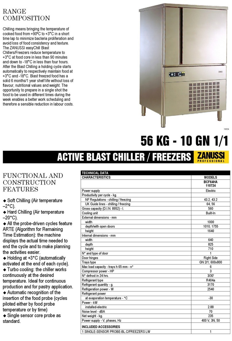 Zanussi Zanussi Professional 110724 Specifications