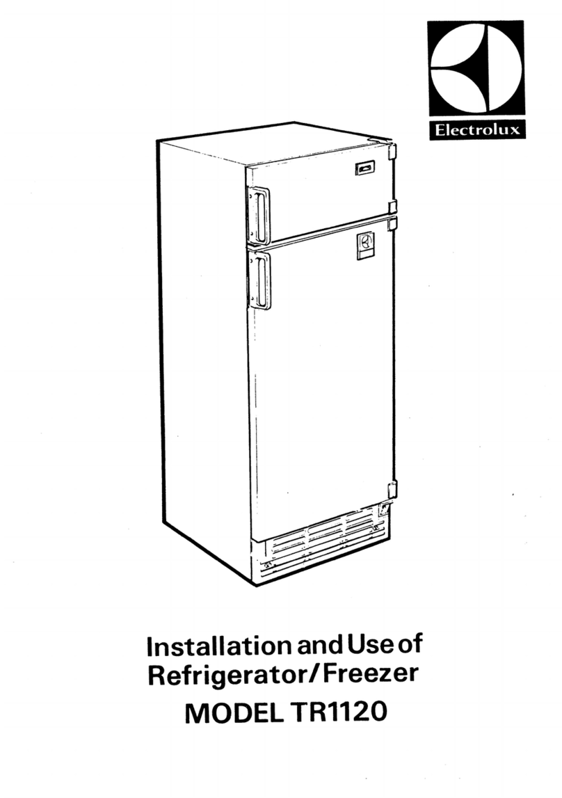 Electrolux TR1120 Installation and use