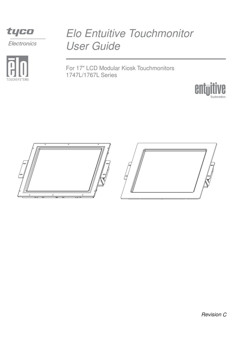 Elo TouchSystems Entuitive 1747L Series User manual