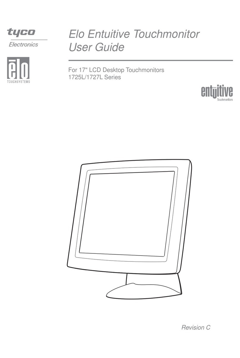 Elo TouchSystems Entuitive 1725L Series User manual