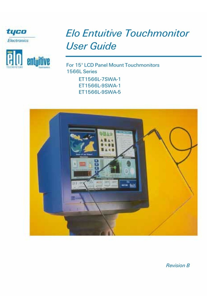 Elo TouchSystems 1566L User manual