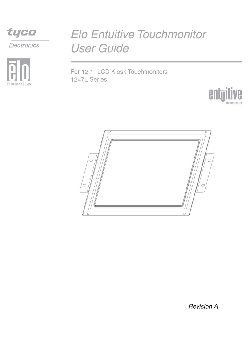 Elo TouchSystems Entuitive 1247L Series User manual