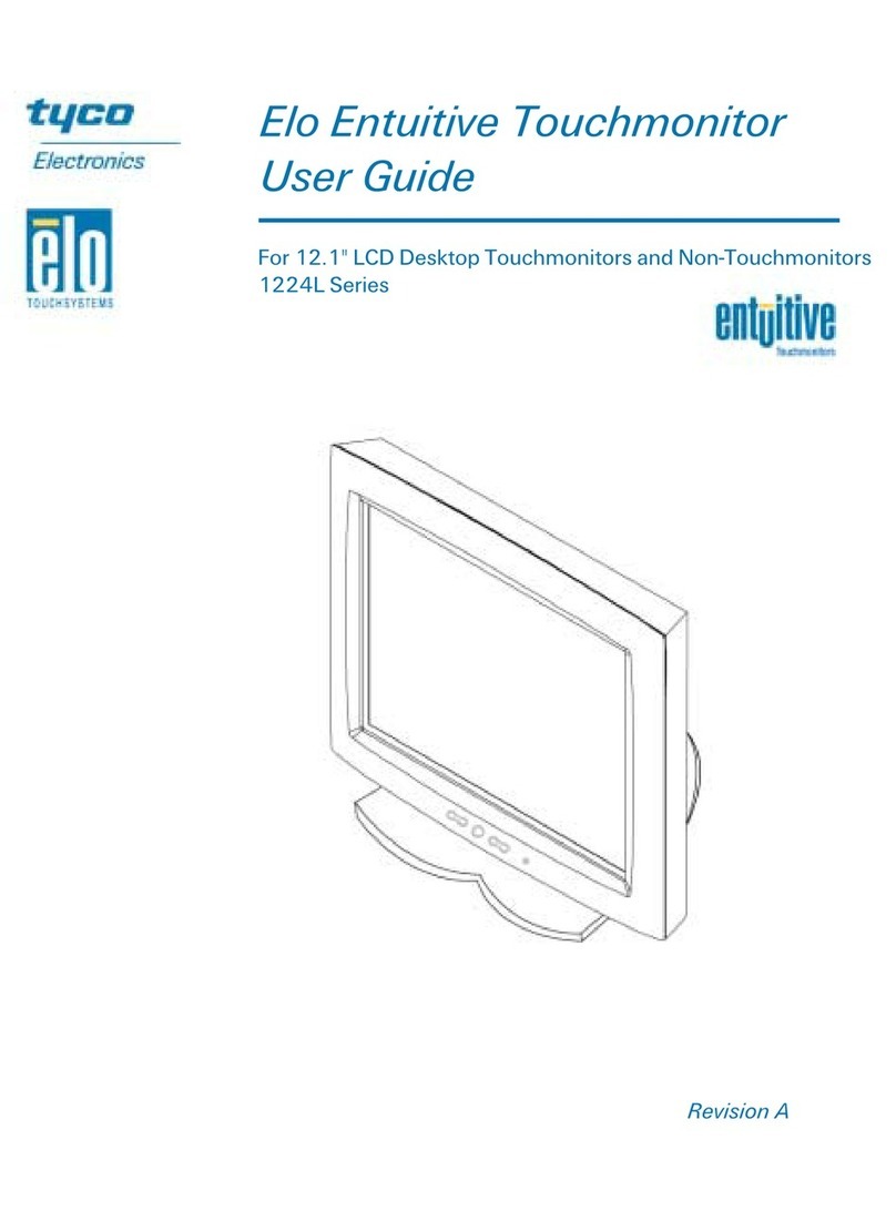 Elo TouchSystems Entuitive 1224L Series User manual Elo TouchSystems Entuitive 1224L Series User manual