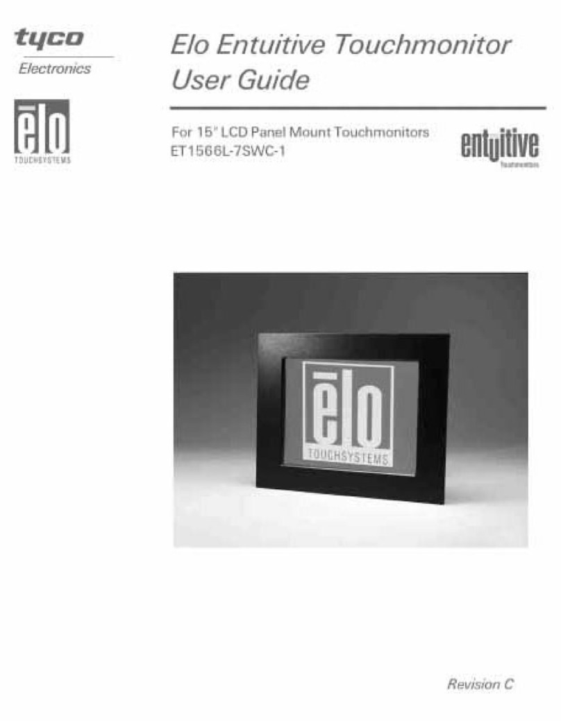 Elo TouchSystems Entuitive ET1566L-7SWC-1 User manual