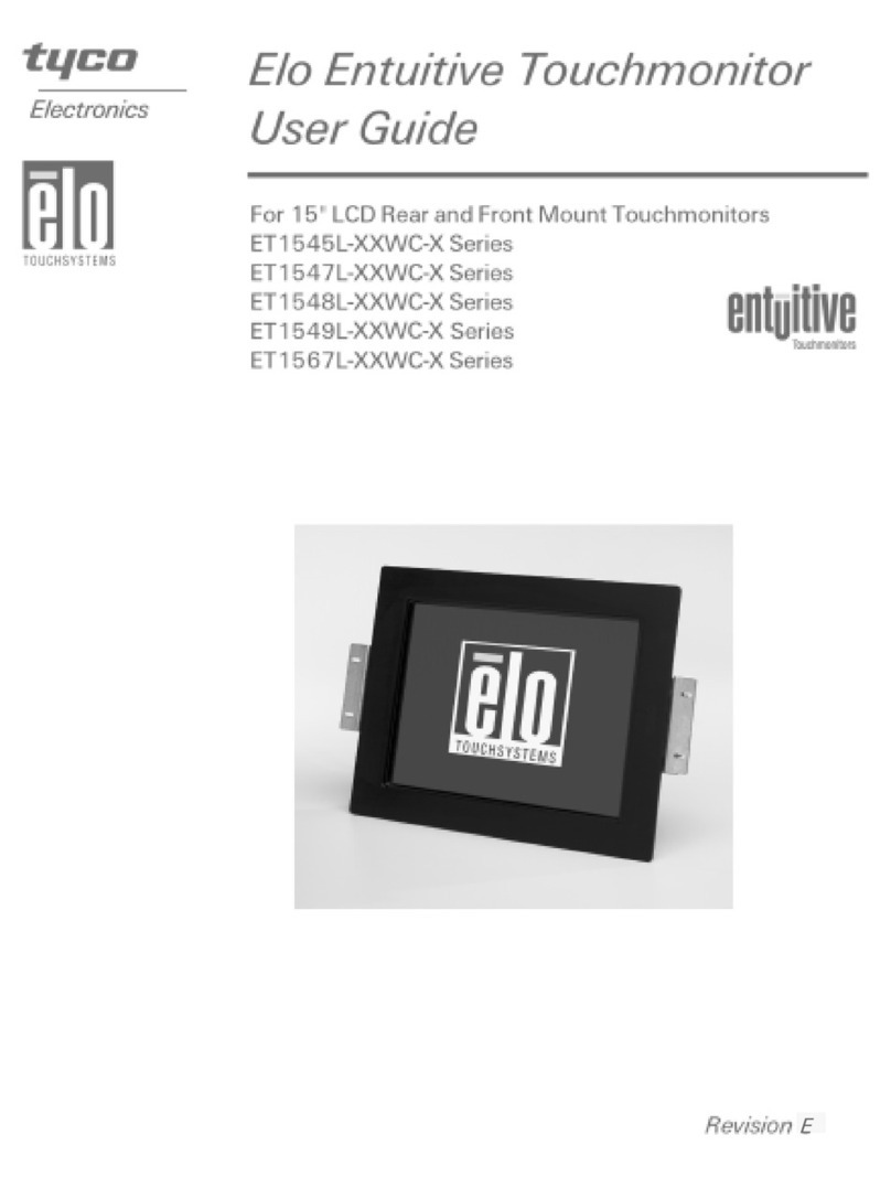 Elo TouchSystems Entuitive ET1545L-XXWC-X Series User manual