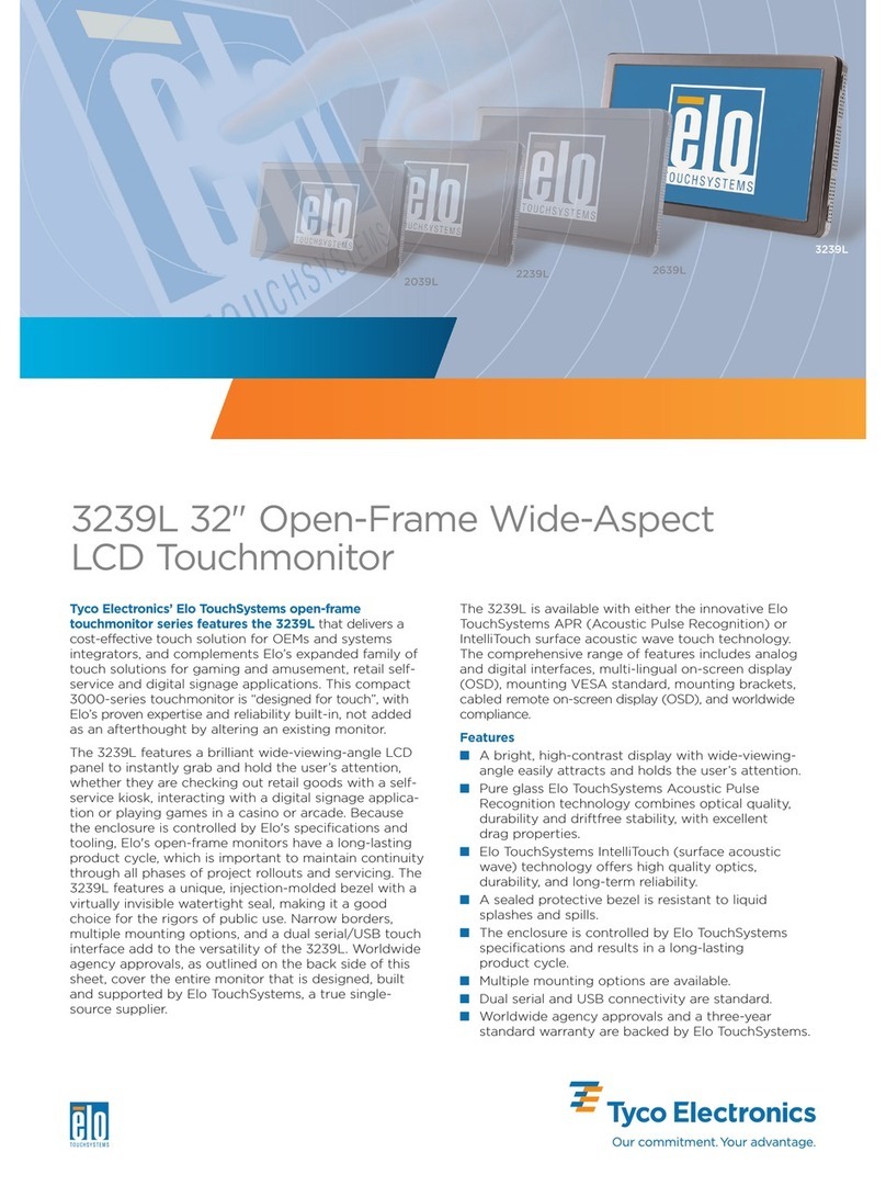 Elo TouchSystems 3239L User manual