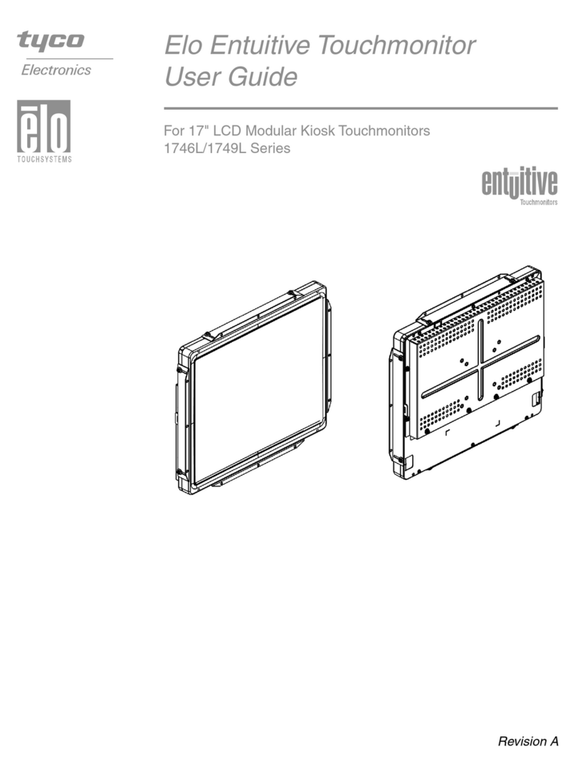 Elo TouchSystems Entuitive 1749L Series User manual