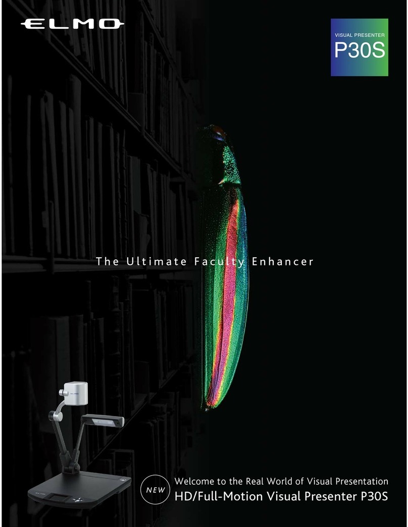 Elmo Document Camera P30S Brochure & specs