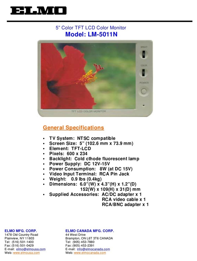 Elmo LM-5011N User manual