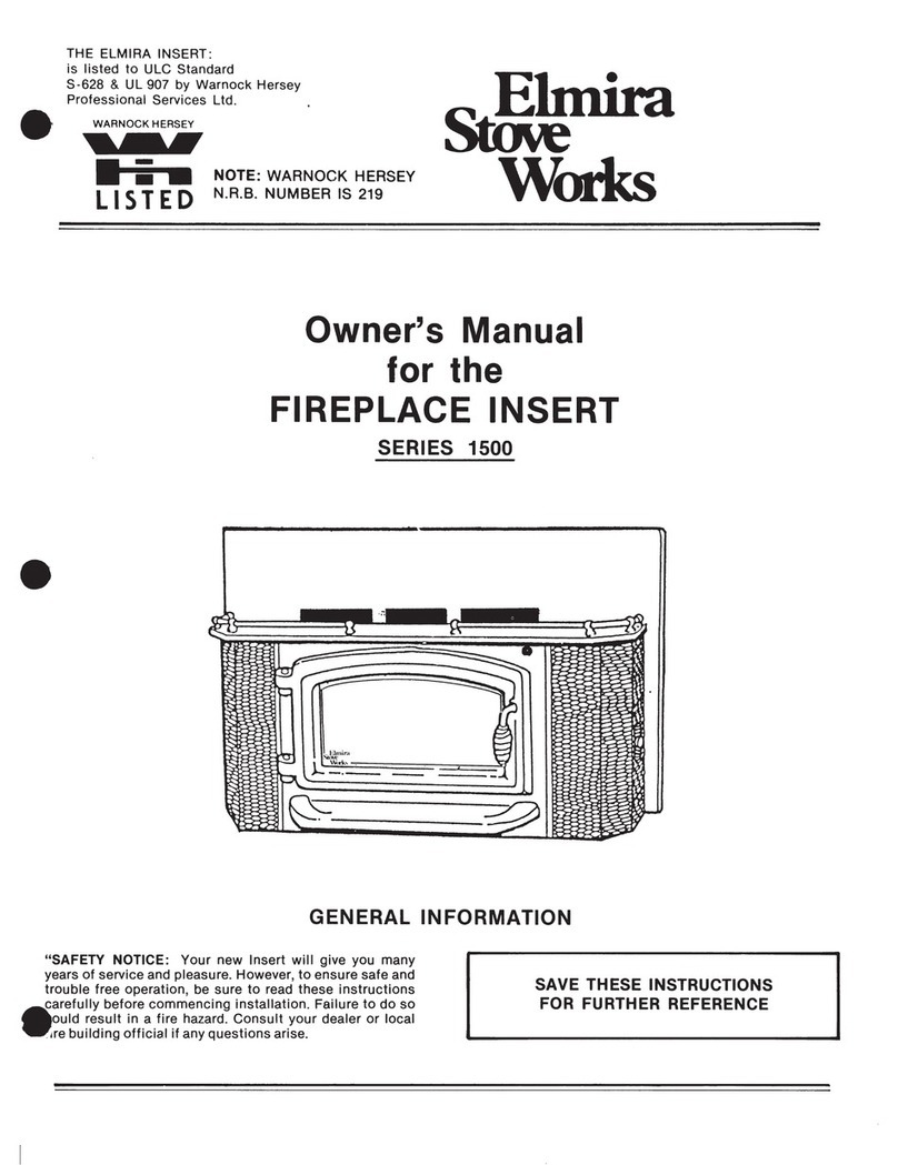 Elmira Stove Works 1500 Series owner's manual Elmira Stove Works 1500 Series owner's manual