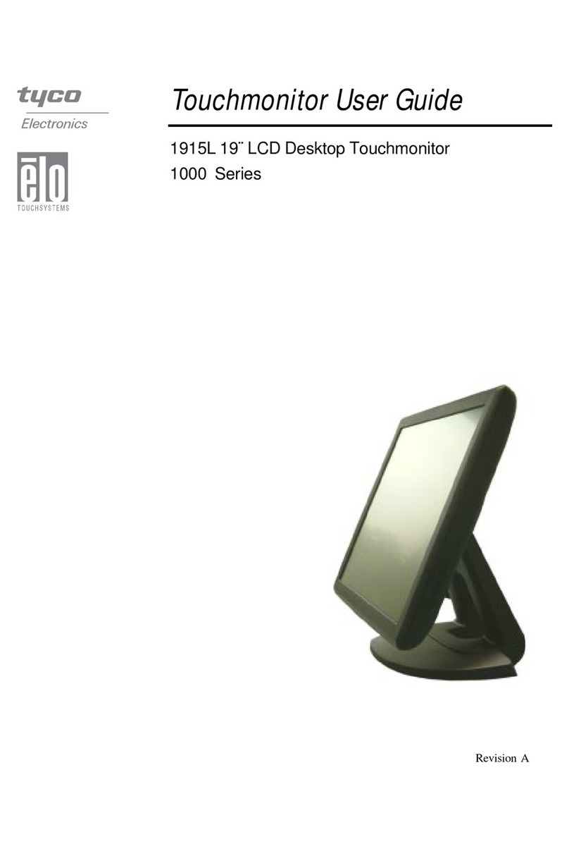 Elo TouchSystems 1000 Series user guide