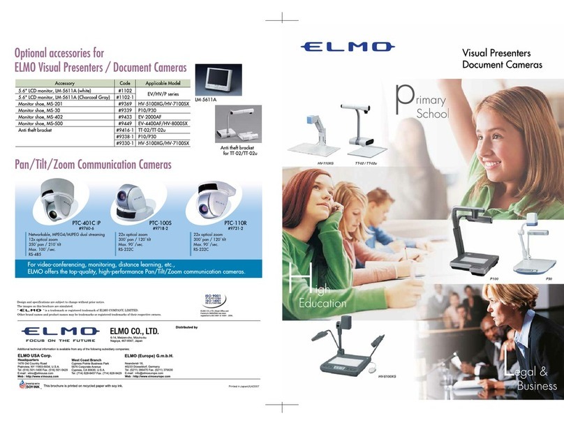 Elmo PTC-100S Catalogue