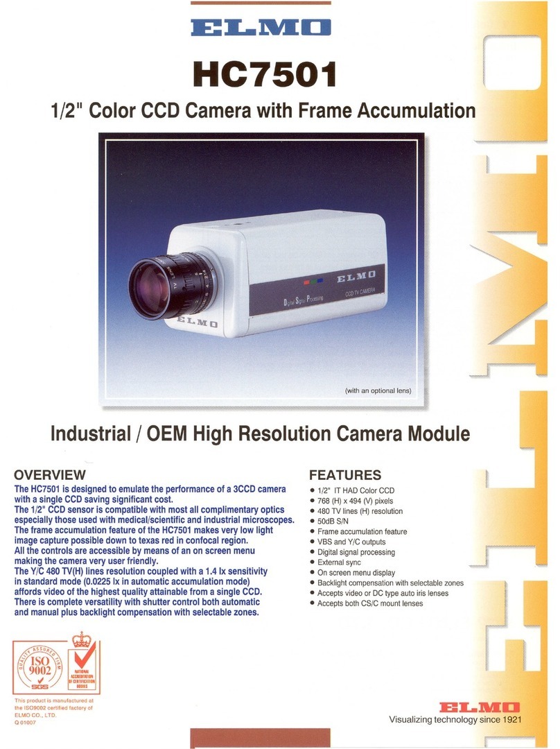 Elmo HC7501 User manual Elmo HC7501 User manual