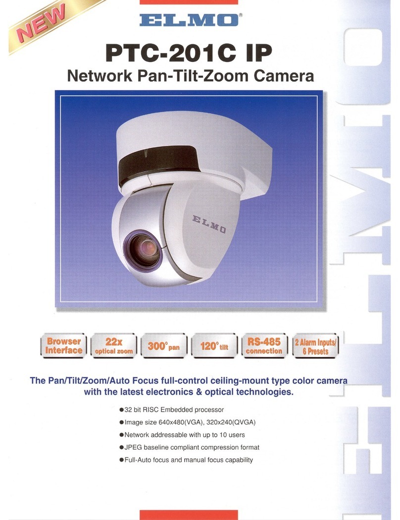 Elmo PTC-201CIP User manual