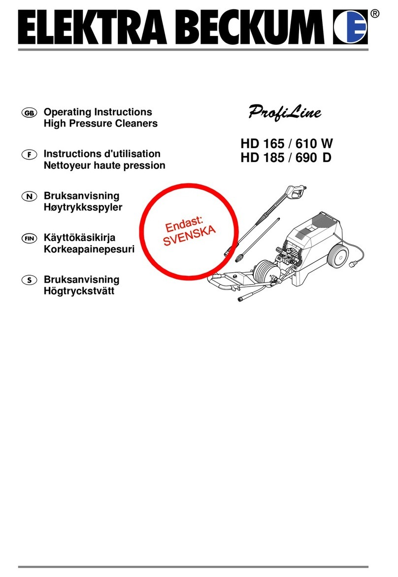 Elektra Beckum ProfiLine 610 W Bruksanvisning