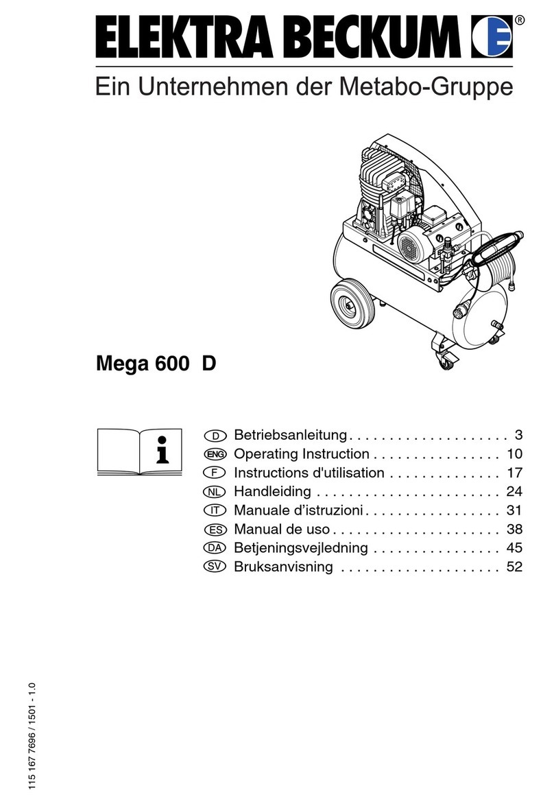 Elektra Beckum Mega 600 D Handleiding