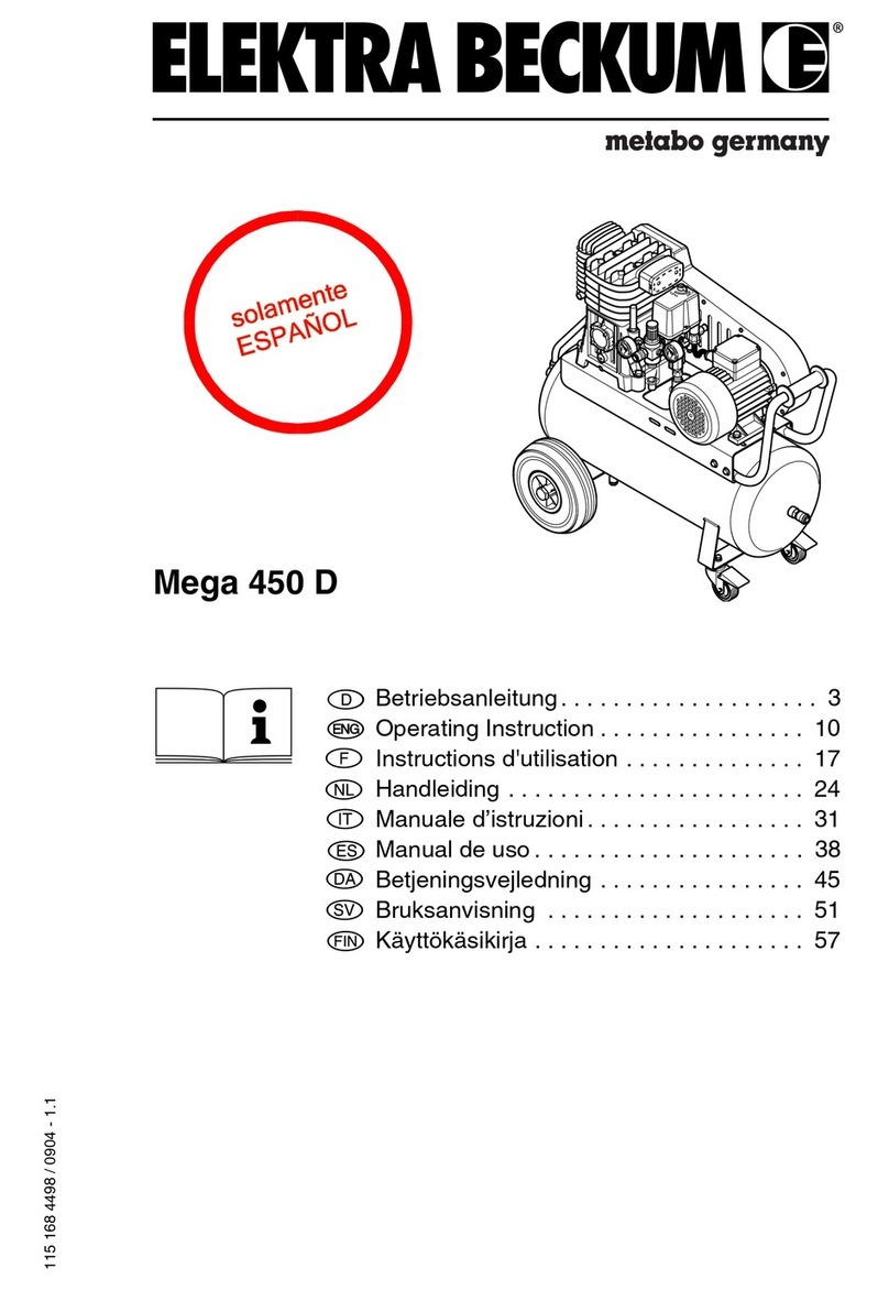 Elektra Beckum Mega 450 D Manual de uso