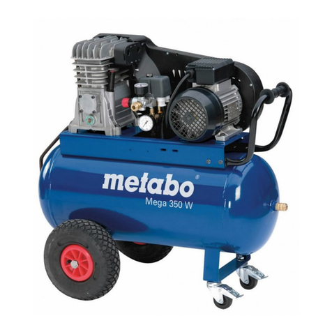 Metabo Mega 350 W + D User manual
