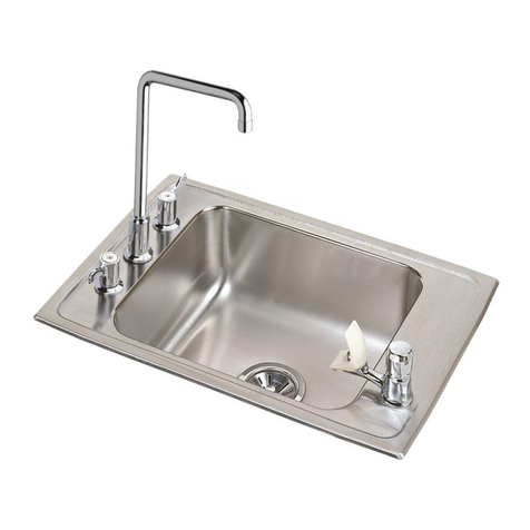 Elkay Lustertone DRKRC2220C User manual