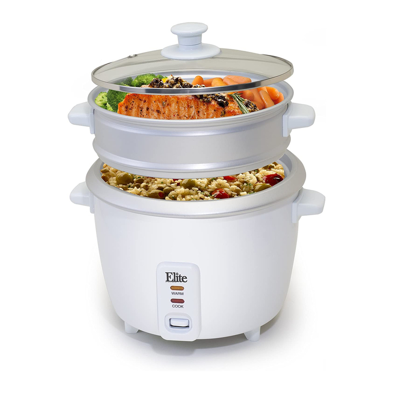 Maxi-matic Elite Gourmet ERC-003ST instruction manual