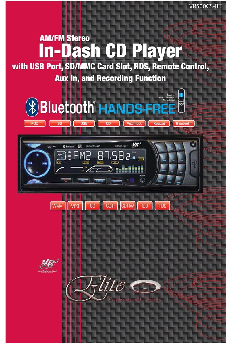 Virtual Reality Elite VR500CS-BT User manual Virtual Reality Elite VR500CS-BT User manual