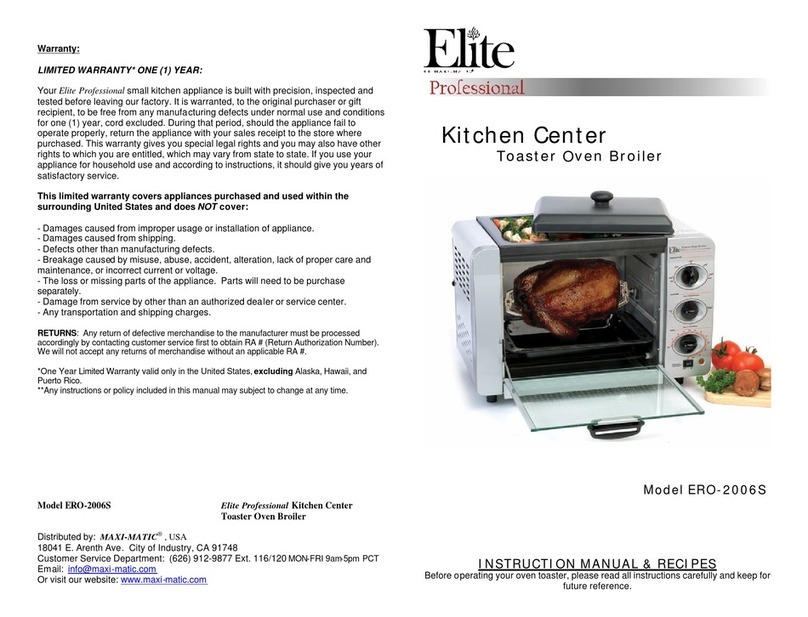 Maxi-matic Elite Professional ERO-2006S User manual