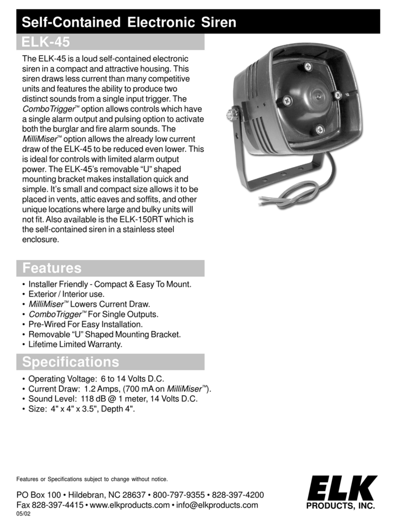 Elk Products 45 user manual