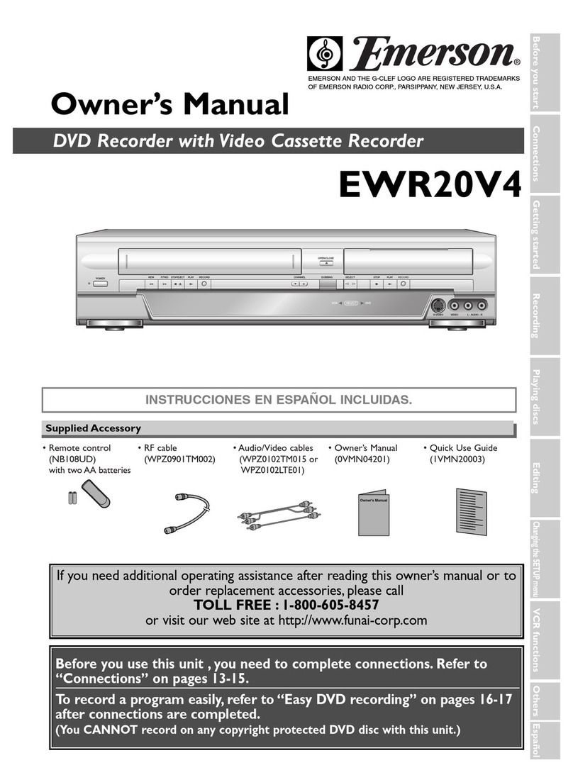 Emerson EWR20V4 User manual