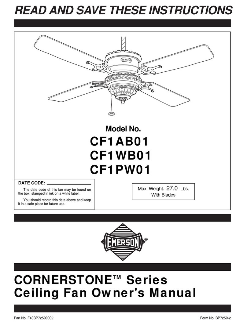 Emerson CORNERSTONE CF1AB01 User manual