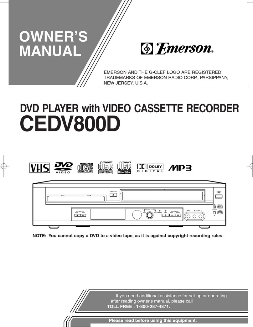Emerson CEDV800D owner's manual
