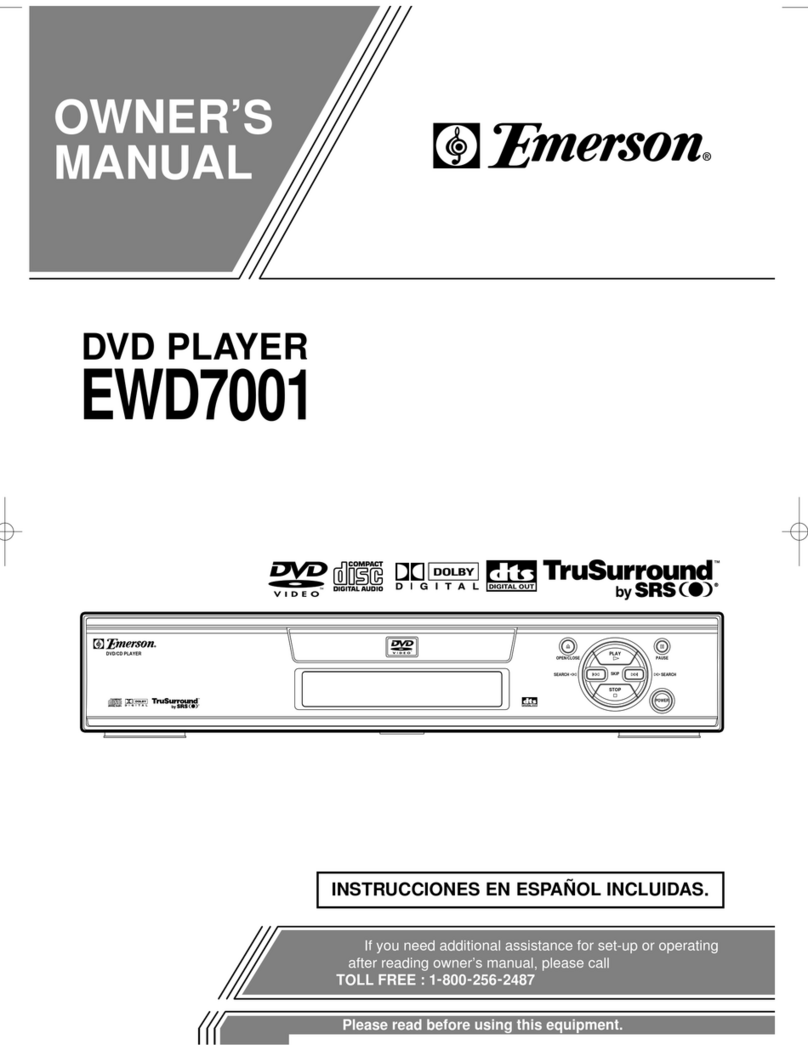 Emerson EWD7001 User manual