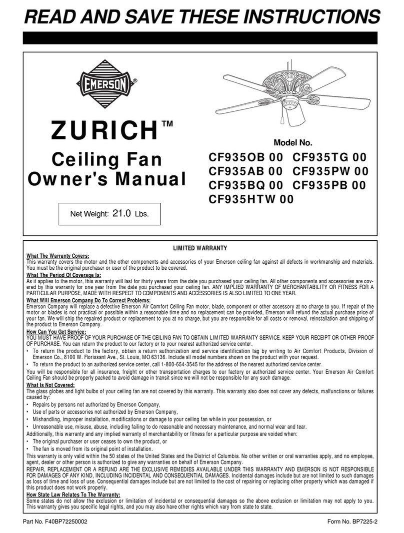 Emerson CF935BQ User manual