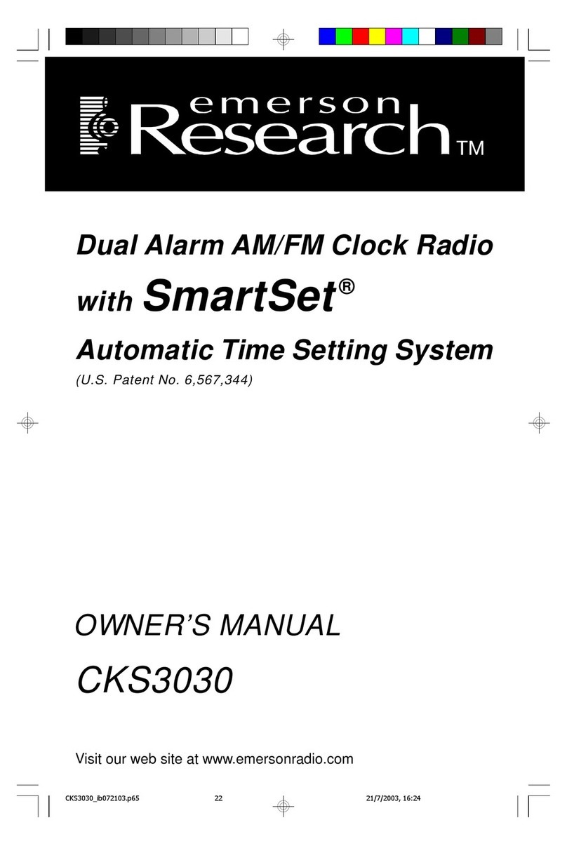 Emerson Research SmartSet CKS3030 owner's manual