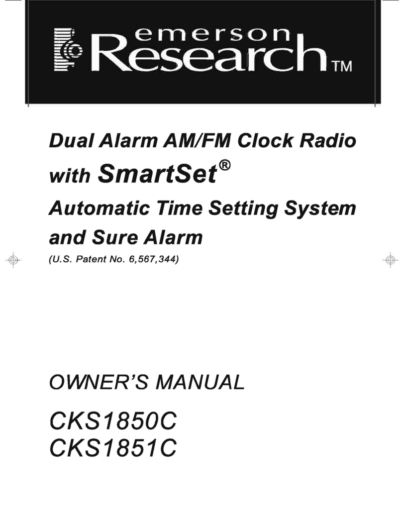Emerson SMARTSET CKS1850C owner's manual
